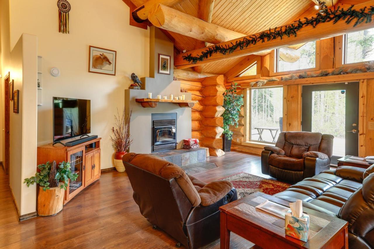 Riverside Log Cabin On-Site Aurora Viewing! North Pole エクステリア 写真