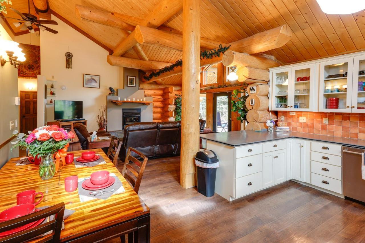 Riverside Log Cabin On-Site Aurora Viewing! North Pole エクステリア 写真