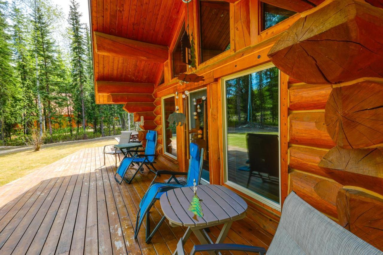 Riverside Log Cabin On-Site Aurora Viewing! North Pole エクステリア 写真