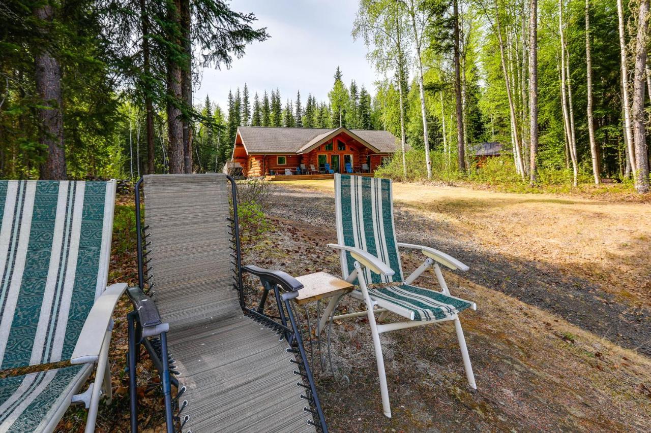 Riverside Log Cabin On-Site Aurora Viewing! North Pole エクステリア 写真