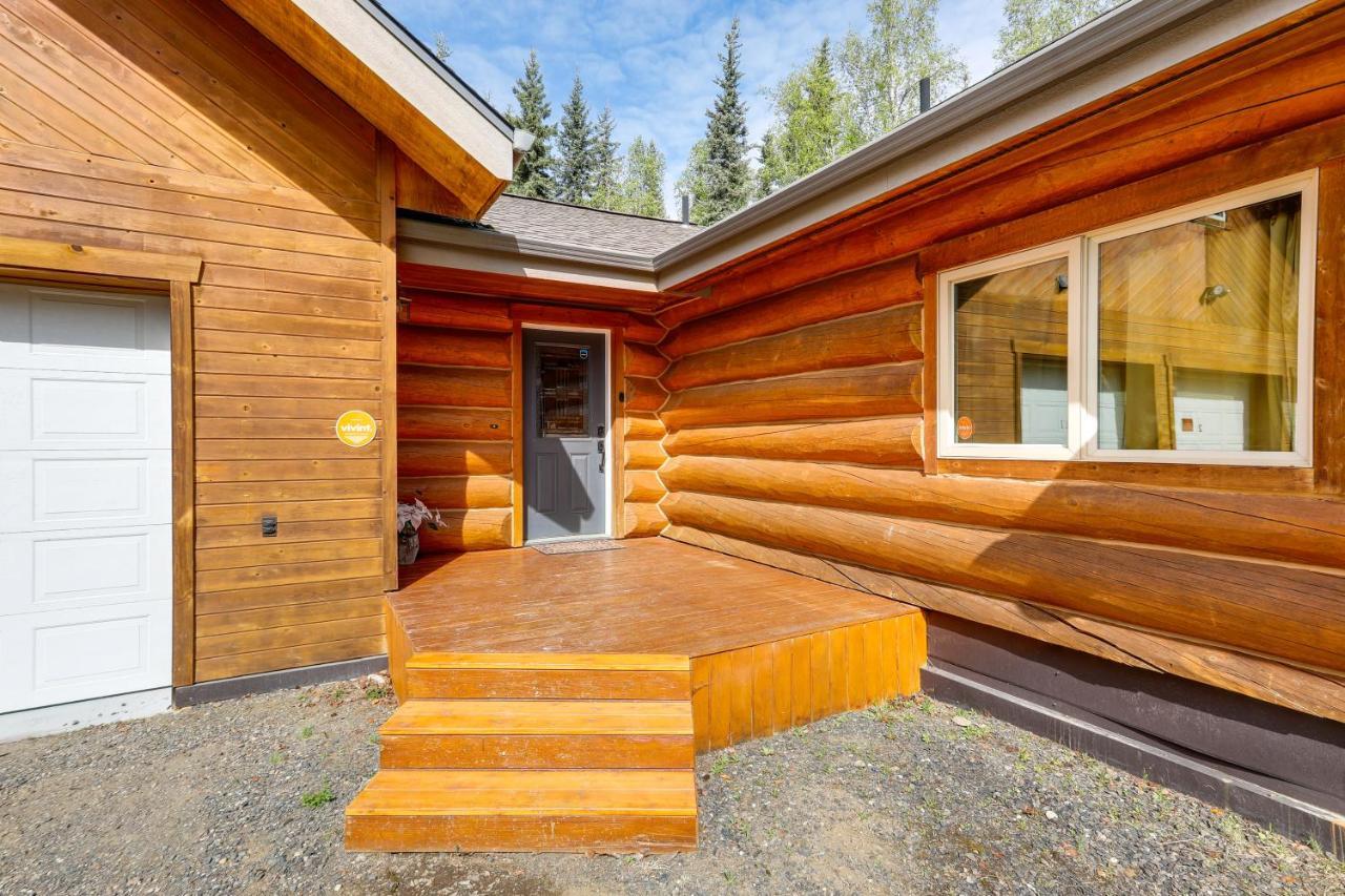 Riverside Log Cabin On-Site Aurora Viewing! North Pole エクステリア 写真