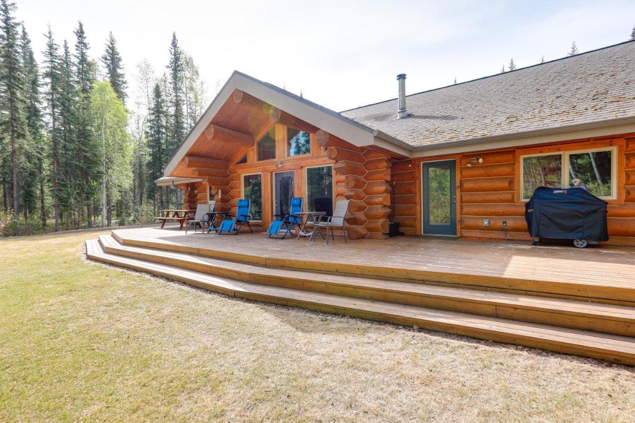 Riverside Log Cabin On-Site Aurora Viewing! North Pole エクステリア 写真
