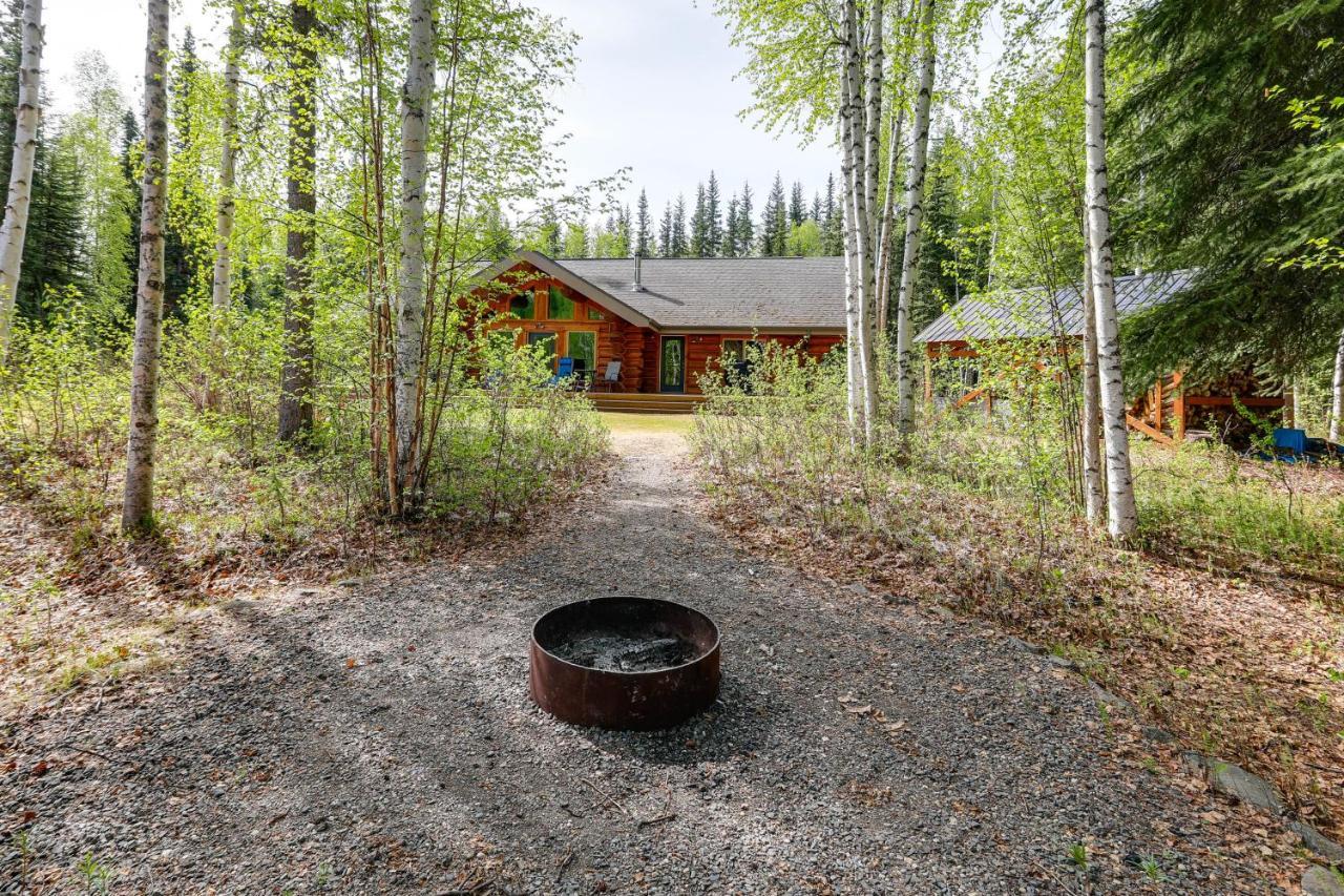 Riverside Log Cabin On-Site Aurora Viewing! North Pole エクステリア 写真
